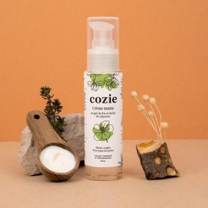 Crème mains en flacon verre consigné – Bio & vegan