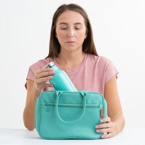 Sac isotherme bleu uni