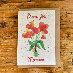 Cartes à planter bonne fête maman