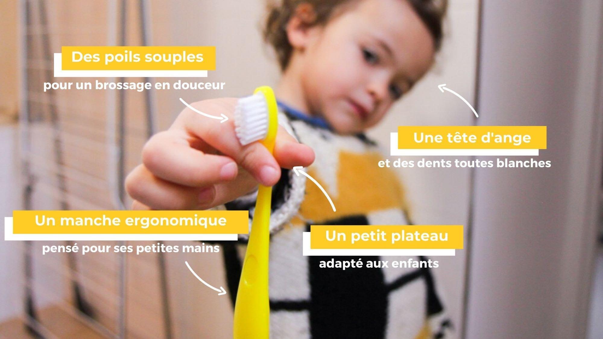 Brosse à dents enfant 2-6 ans à tête rechargeable – Française