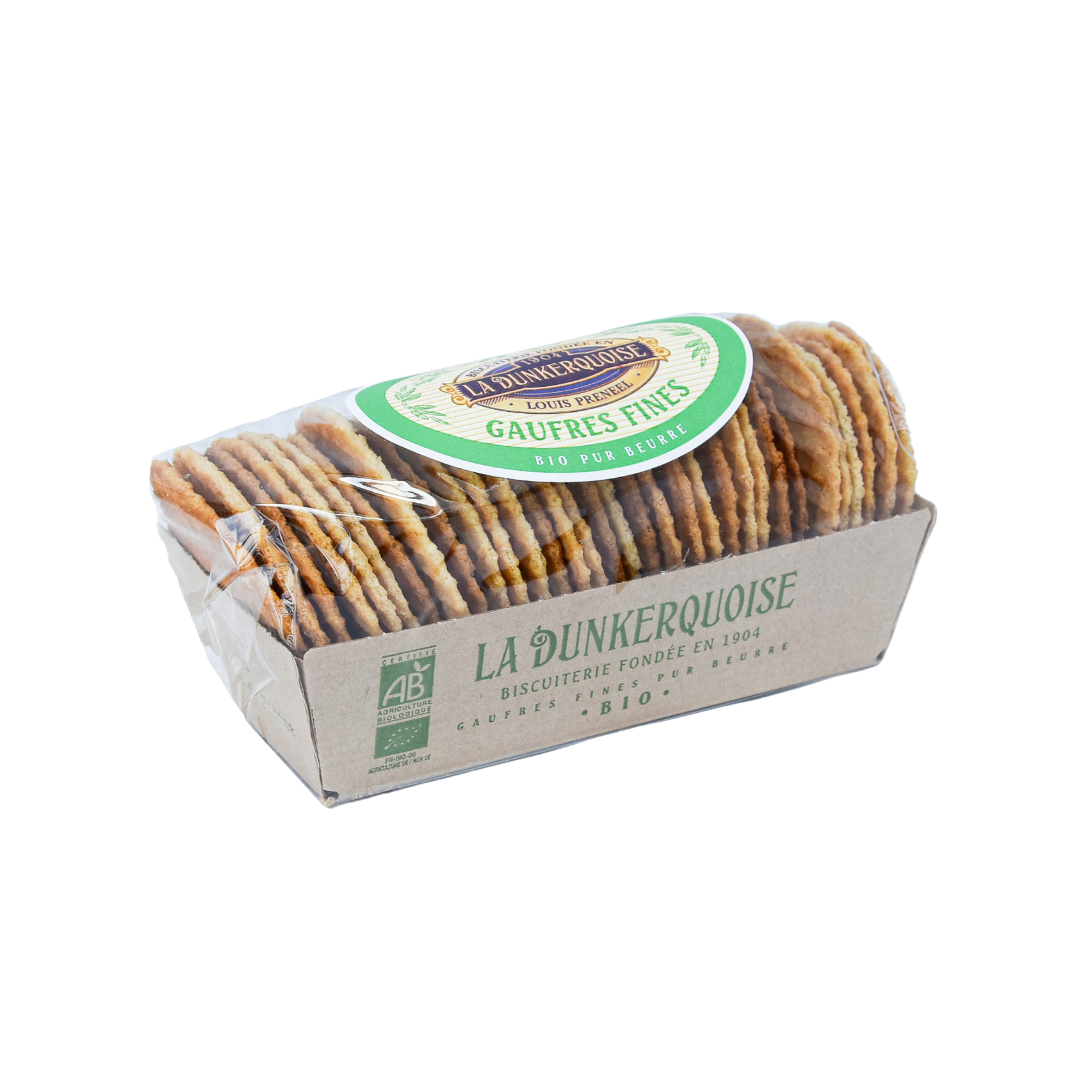 Barquette de Gaufres Fines Pur Beurre Bio – 280g