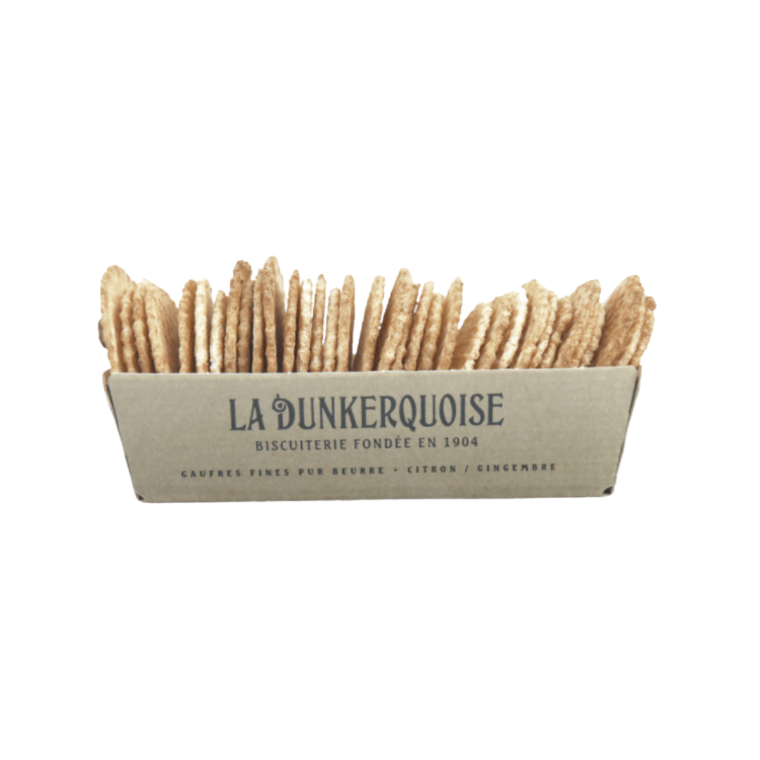 Barquette de Gaufres Fines Citron/Gingembre – 280g