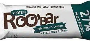 Barre citron spiruline bio – 40g – Roo&rsquo;bar