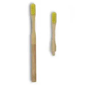 Brosse à Dents à Têtes Interchangeables Jaune – Denti Smile