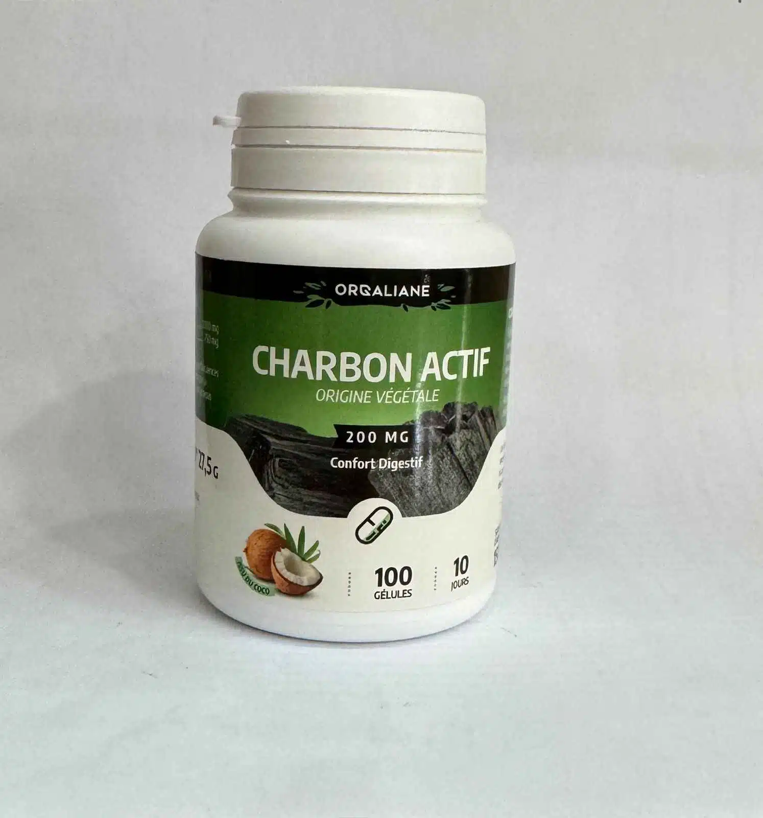 Charbon Actif – 200mg – 90 gélules – GPH