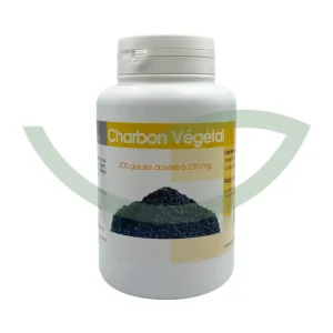 Charbon Végétal – 200 gélules – 210mg – GPH