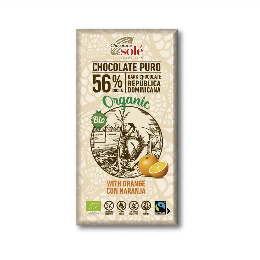 Chocolat d’oronge – 100g – Chocolates Solé