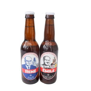 Lot de 2 Bières Brasserie Motte Cordonnier – René et Emile – 33cl x 2