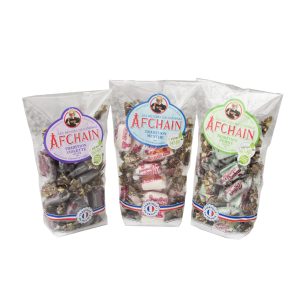 Lot de 3 Bêtises de Cambrai (Violette, Pomme et Menthe)- 125g x 3