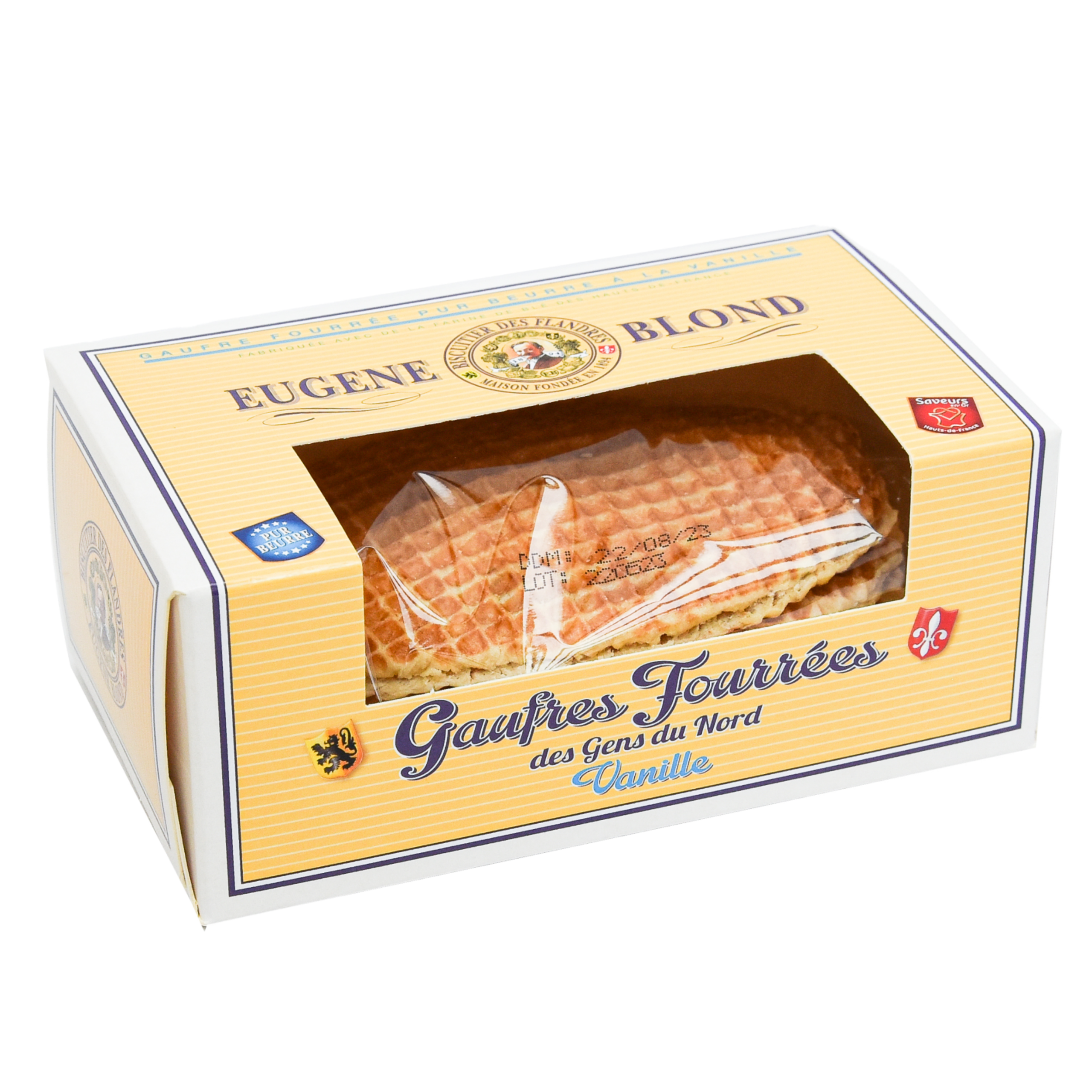 Ch’ti Gaufres Fourrées Pur Beurre Vanille – 210g | DLUO : 30/06/25