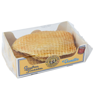 Gaufres Fourrées Vanille – 200g | DLUO : 07/06/25