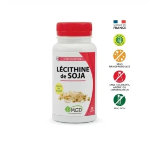 Lécithine de soja – 50 capsules – MGD