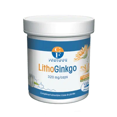 LithoGinkgo – 120 gélules – Laboratoires Fenioux