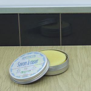savon à raser et sa boîte – local & bio