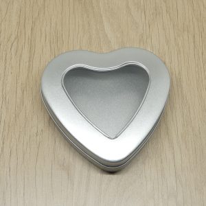 Boîte coeur vitrée  – vide