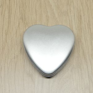 Boîte coeur grise  – vide