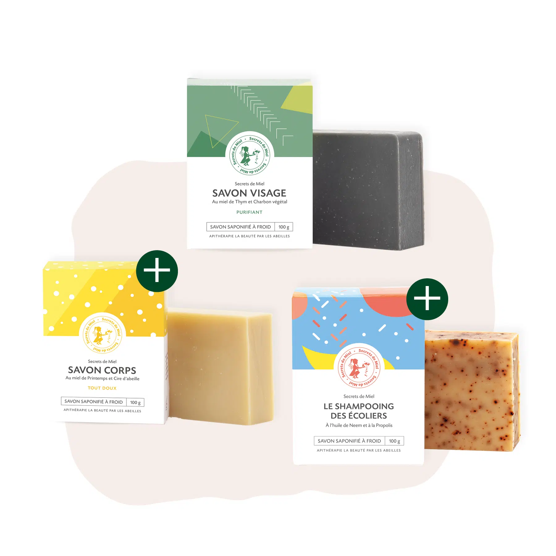 TRIO de Savons à froid