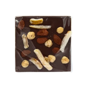 Tablette chocolat au Lait et mendiants – 100g