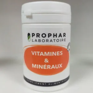 Vitamines & minéraux – 50 gélules – Prophar