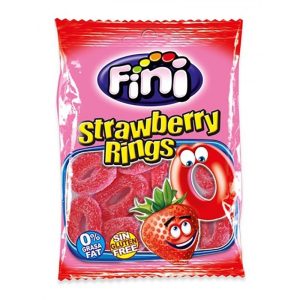 Bonbon Fini Anneaux Fraise (12 sachets de 90g)