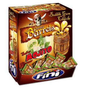 Chewing Gum Baril Pirate Fini (Boite de 200)