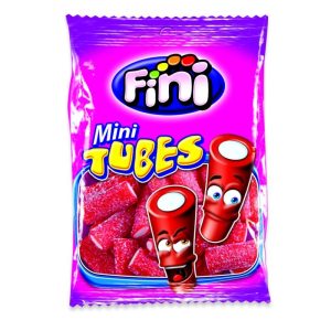 Bonbon Fini Mini Tube Fraise Acide (12 sachets de 90g)