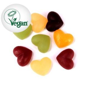 Bonbon coeur bio et vegan