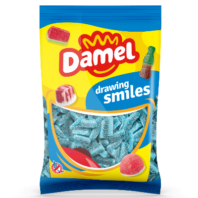 Bonbon Damel Tranches Bleues 80g (boite de 12 sachets)