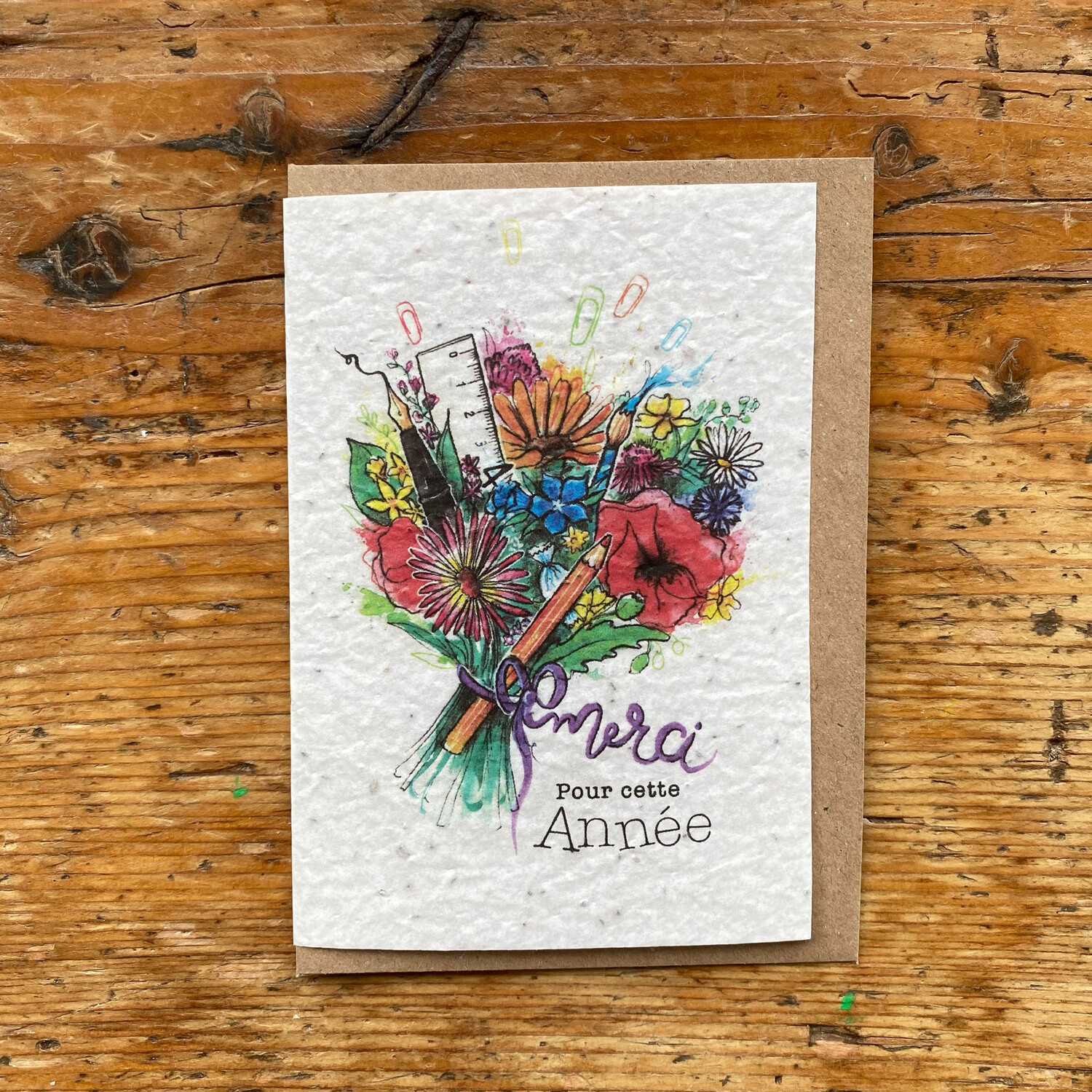 Cartes à planter merci maîtresse – Image 4