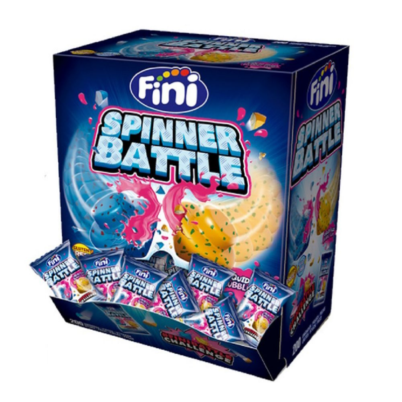 Chewing-Gum Fini Spinner Battle (Boite de 200)