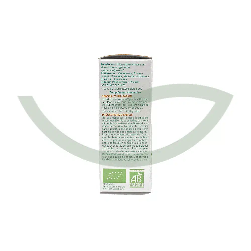 Huile Essentielle Romarin à verbénone – 5ml – Puressentiel – Image 2