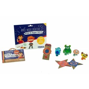 Pochette Après-midi créative ninja & super héros