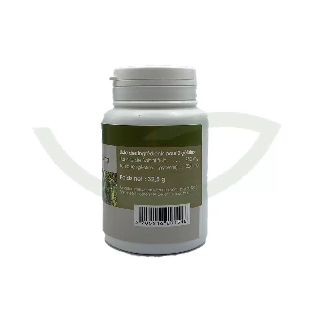 Sabal – 100 gélules – 250mg – GPH – Image 2