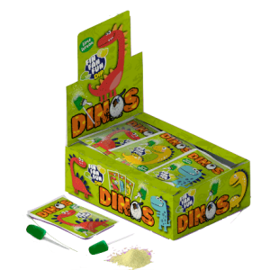Sucette Pied Dinosaure + poudre (40 sachets)