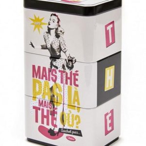 Boîte à thé empilable