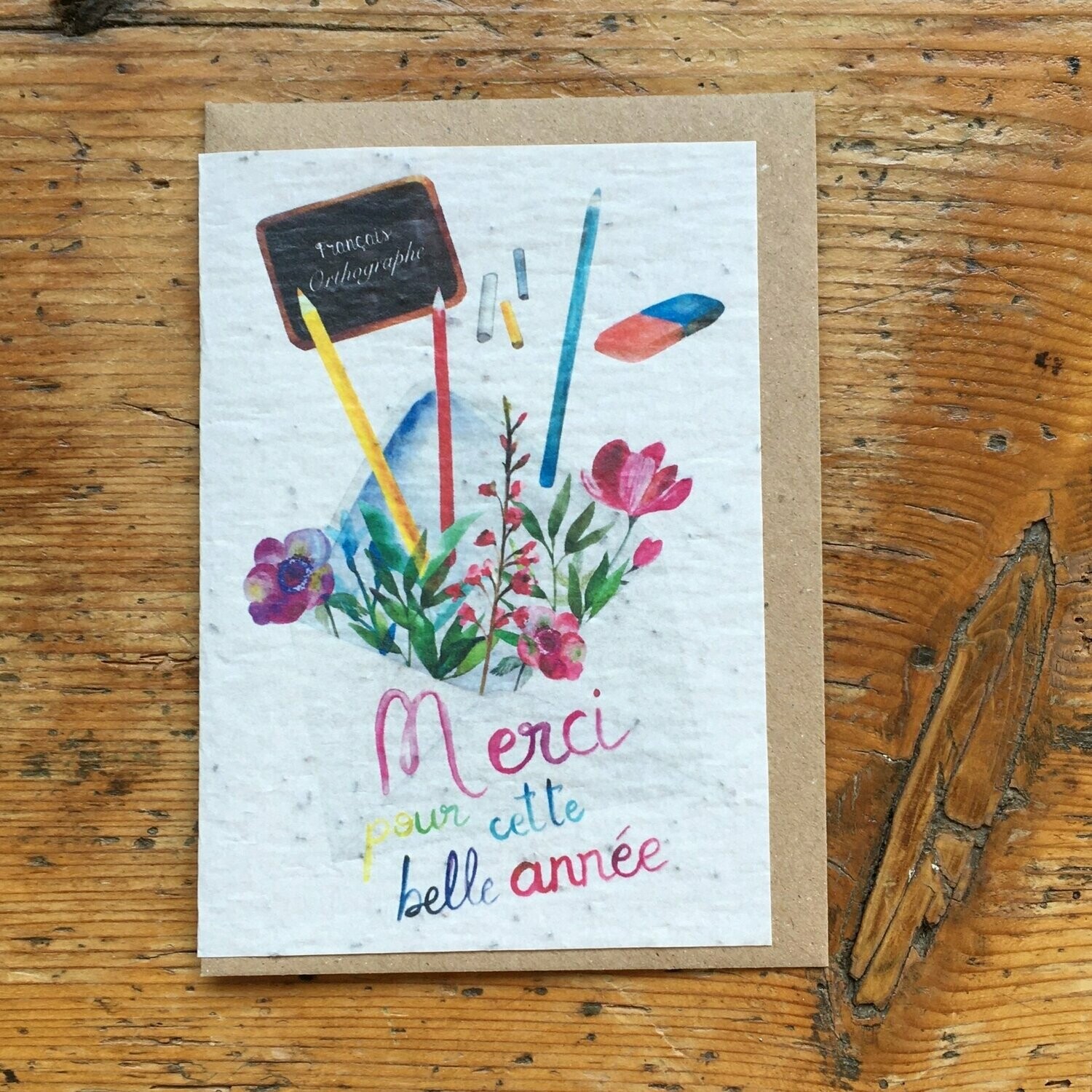 Cartes à planter merci maîtresse – Image 3