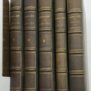 Schiller TOME 1,2 et 3 Théâtre. Tome 4 POÉSIES DE SCHILLER , TOME 5 HISTOIRE DE TRENTE ANSSchiller TRADUCTION NOUVELLE PAR M.X. MARMIER