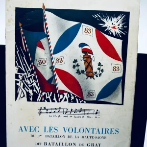 Avec les volontaires du 1er bataillon de la haute-Saone dit Bataillon de Gray 1791-1815 Robert Monnet