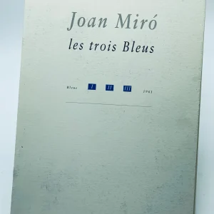 Joan Miró Les trois bleus