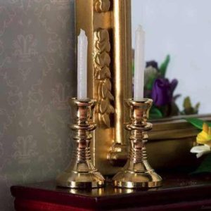 Paire de chandeliers , bougeoirs