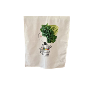 Les Chahutées Torchon le retour du marché 100% Coton 50 X 70 cm