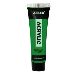 Peinture Acrylique Zieler Tube de 22ml – Vert Emeraude