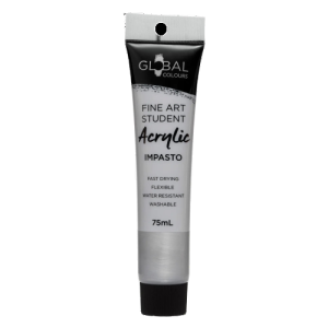 Peinture Acrylique 75ml – Argent Métallique