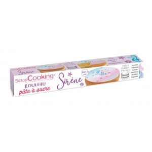 SCRAPCOOKING – ROULEAU PÂTE À SUCRE SIRÈNE 150 GR