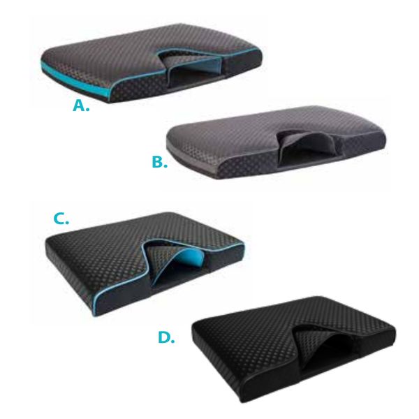 Coussin sellier DREAM Rive – pour RS/ST – Noir/Aqua