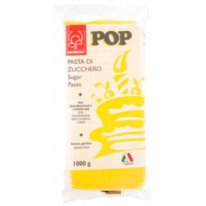 PATE DE SUCRE POP 1KG. JAUNE SOLEIL