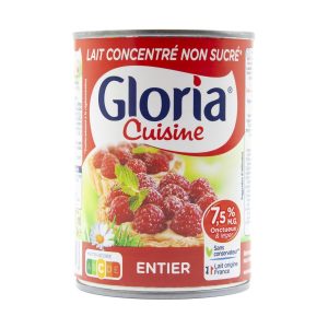 GLORIA LAIT CONCENTRE NON SUCRE ENTIER 410GR