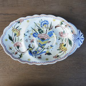 Ancienne Soucoupe en Céramique de Gien – Corne d&rsquo;Abondance