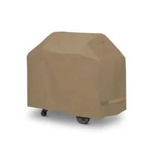 Couvercle de gril 55 pouces – Couvercle de barbecue imperméable à l’eau robuste avec couture scotchée