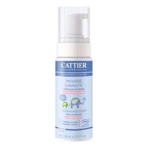 CATTIER MOUSSE LAVANTE CHEVEUX ET CORPS BIO BEBES 150ML